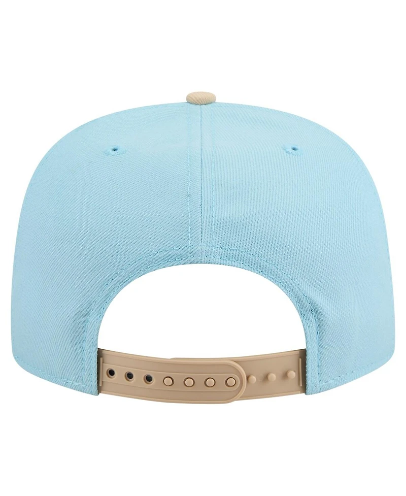 New Era Men's Light Blue/Light Beige St. Louis Cardinals Color Pack A-Frame 9FIFTY Snapback Hat