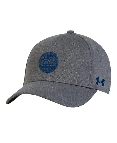 Under Armour Men's Heather Gray Notre Dame Fighting Irish College Essentials 3.0 Blitzing Flex Hat
