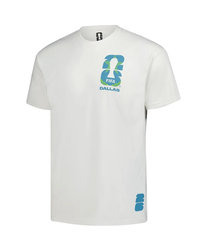 Outerstuff Men's Cream 2026 Fifa World Cup Dallas Host City Local Oversized T-Shirt