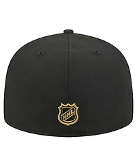 New Era Men's Black York Rangers Military Appreciation Digital Camo Stars 59FIFTY Fitted Hat