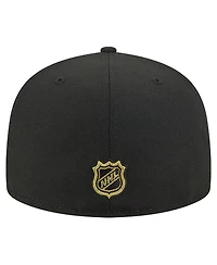 New Era Men's Black Boston Bruins Military Appreciation Digital Camo Stars 59FIFTY Fitted Hat