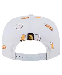 New Era Men's White San Diego Padres Team Cheer Rope 19TWENTY Adjustable Hat
