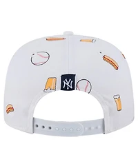 New Era Men's White New York Yankees Team Cheer Rope 19TWENTY Adjustable Hat
