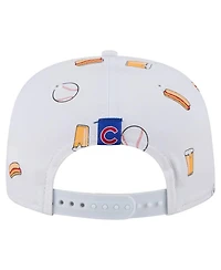 New Era Men's White Chicago Cubs Team Cheer Rope 19TWENTY Adjustable Hat