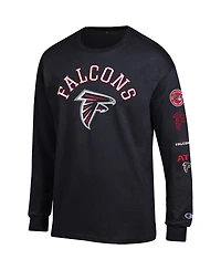 Champion Men's Black Atlanta Falcons Seal Long Sleeve T-Shirt