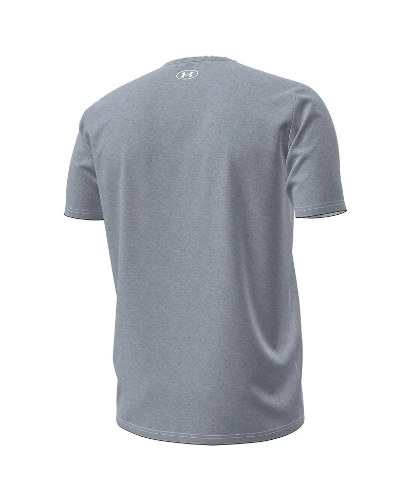Under Armour Men's Gray Notre Dame Fighting Irish Leprechaun Performance T-Shirt
