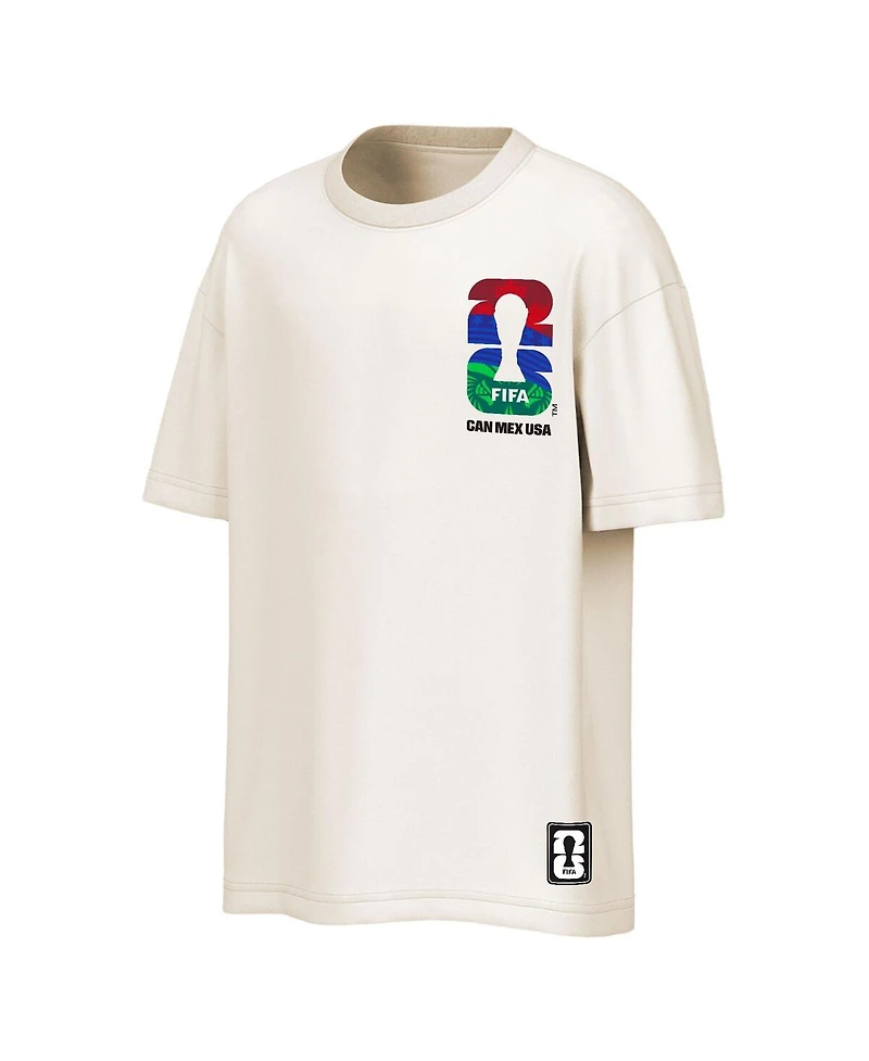 Outerstuff Men's Natural 2026 Fifa World Cup North America Oversized T-Shirt