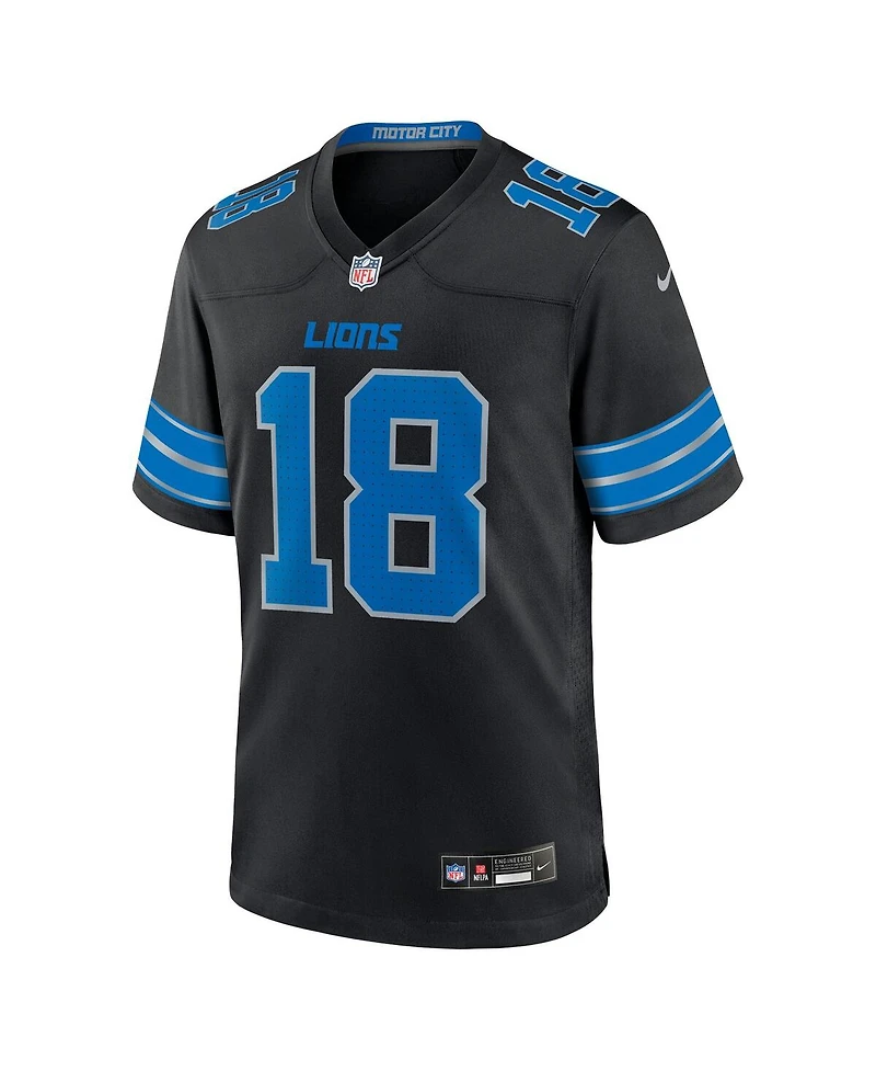 Nike Big Boys and Girls Isaac TeSlaa Black Detroit Lions Alternate Game Player Jersey