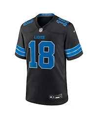 Nike Big Boys and Girls Isaac TeSlaa Black Detroit Lions Alternate Game Player Jersey