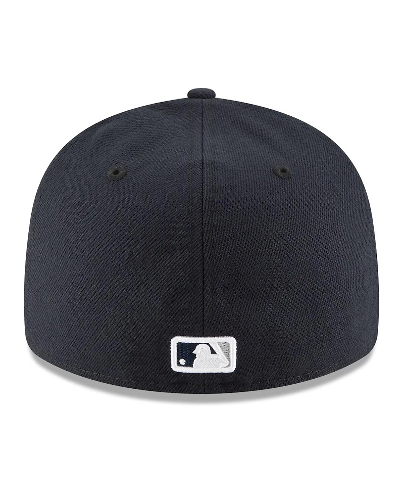 New Era Men's Navy York Yankees 2025 Mlb Postseason Side Patch Low Profile 59FIFTY Fitted Hat