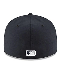 New Era Men's Navy York Yankees 2025 Mlb Postseason Side Patch Low Profile 59FIFTY Fitted Hat