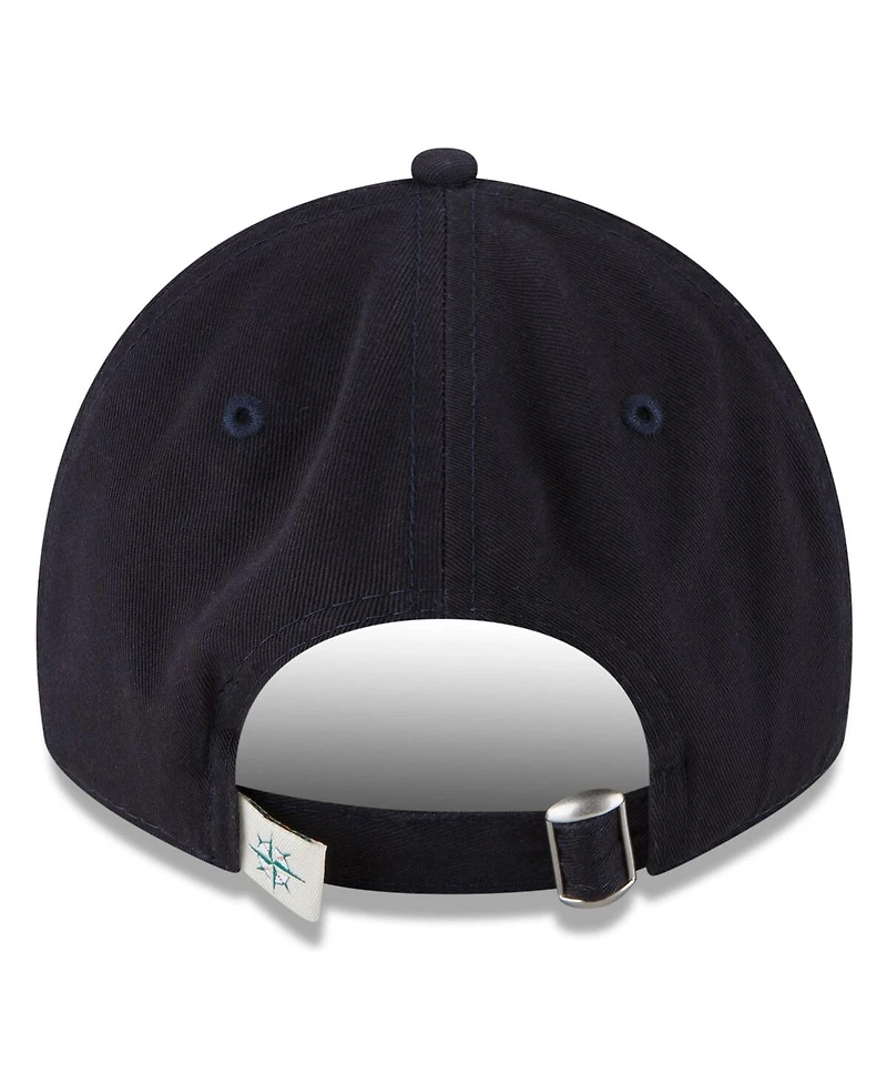New Era Men's Navy Seattle Mariners 2025 Mlb Postseason Side Patch 9TWENTY Adjustable Hat
