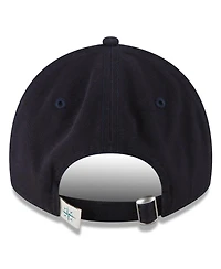 New Era Men's Navy Seattle Mariners 2025 Mlb Postseason Side Patch 9TWENTY Adjustable Hat