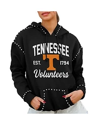 Gameday Couture Women's Black Tennessee Volunteers Studded Pullover Hoodie