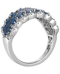 Le Vian Sapphire Ombre (1.21 ct. t.w.), White Sapphire (.10 ct. t.w.) and Vanilla Diamond Ring (.36 ct. t.w.) in 14K Vanilla Gold