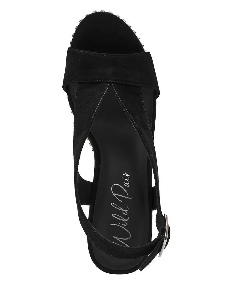 Wild Pair Women's Hayylo Round Toe Block Heel Sandals, Macy's Exclusive