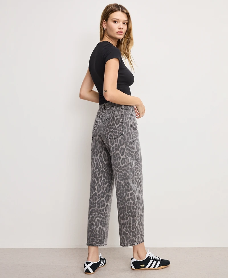 Good American Women's Relaxed Baggy High-Rise Jeans, Regular and Plus