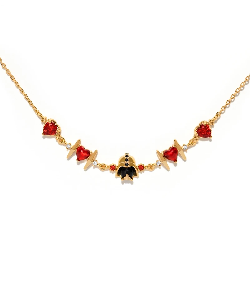 Girls Crew Star Wars Crystal Lord Vader Gold Plated Bracelet