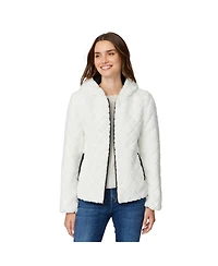 Free Country Women's Hooded Cirrus Quilted Reversible Jacket