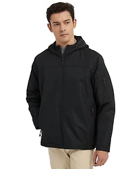 Hawke & Co. Men's Grid Fleece Lined Tri Climate Long-Sleeve Jacket