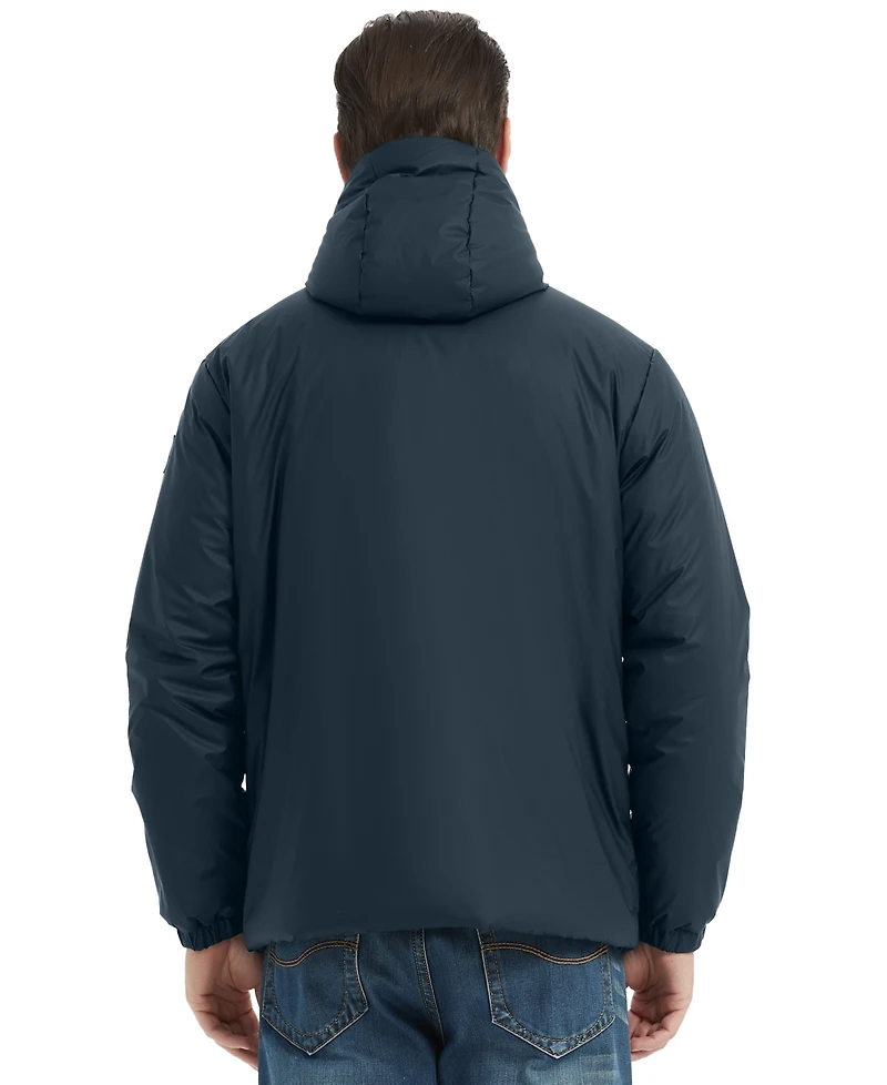 Hawke & Co. Men's Long Sleeve Highly Rain Resistant Insulated Stretch Jacket