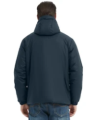 Hawke & Co. Men's Long Sleeve Highly Rain Resistant Insulated Stretch Jacket