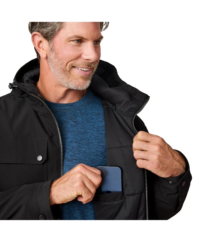 Free Country Men's Hooded Cruiser Midweight Jacket