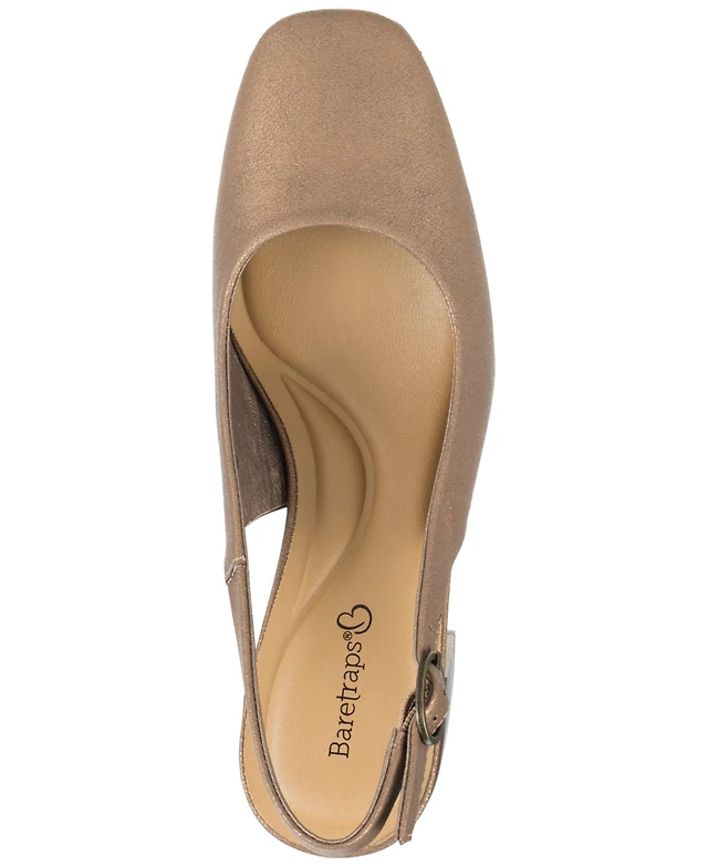 Baretraps Women's Ester Block Heel Slingback Pumps Arden Fair