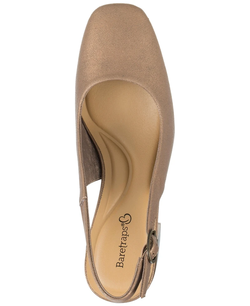 Baretraps Women's Ester Block Heel Slingback Pumps