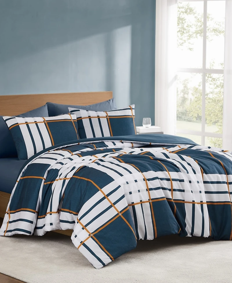 Truly Soft Henry Plaid 3-Pc. Duvet Set