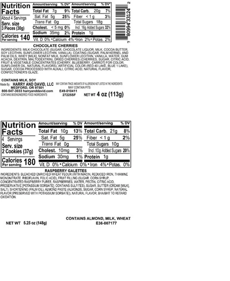 Harry & David Deluxe Holiday David's Gift Tower, 15-Pc.