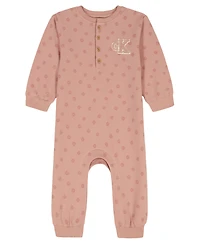 Calvin Klein Baby Girls Crewneck Coverall