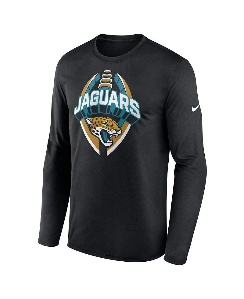 Nike Men's Black Jacksonville Jaguars Primetime Legend Icon Performance Long Sleeve T-Shirt