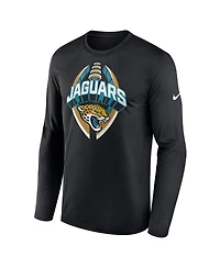 Nike Men's Black Jacksonville Jaguars Primetime Legend Icon Performance Long Sleeve T-Shirt