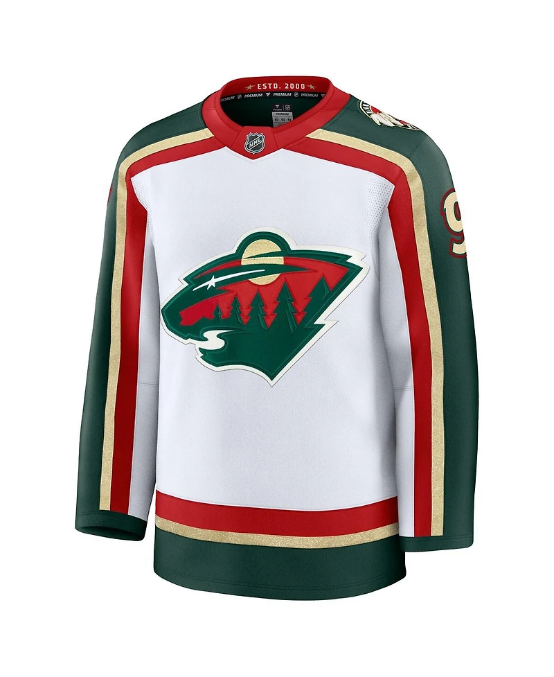 Fanatics Men's Kirill Kaprizov White Minnesota Wild 25th Anniversary Premium Player Jersey