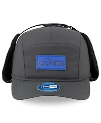 New Era Men's Charcoal Buffalo Bills 2025 Sideline Cold Weather Runner Dog Ear Adjustable Hat