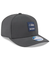 New Era Men's Charcoal Seattle Seahawks 2025 Sideline Cold Weather 9SEVENTY Adjustable Hat