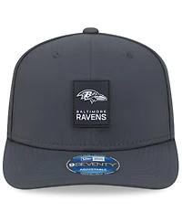 New Era Men's Charcoal Baltimore Ravens 2025 Sideline Cold Weather 9SEVENTY Adjustable Hat