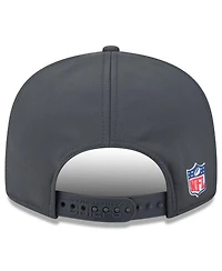 New Era Men's Charcoal Kansas City Chiefs 2025 Sideline Cold Weather Split Panel 9FIFTY Snapback Hat