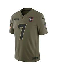 Nike Men's C.j. Stroud Olive Houston Texans 2025 Salute to Service Limited Jersey