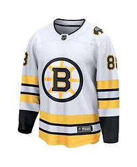 Fanatics Men's David Pasternak White Boston Bruins Away Breakaway Player Jersey