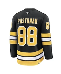 Fanatics Men's David Pasternak Black Boston Bruins Home Premium Player Jersey