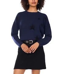Vince Camuto Women's Crew Neck Long Sleeve Sweater