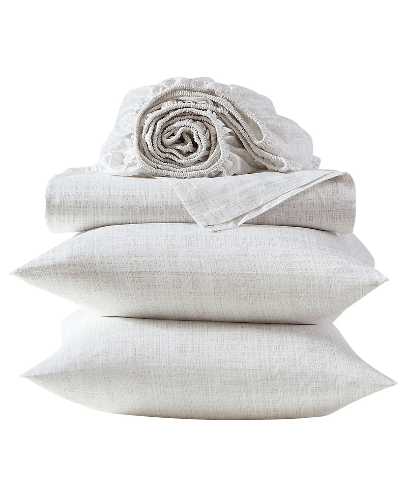 Vera Wang Printed Sateen T300 4-Pc. Sheet Set