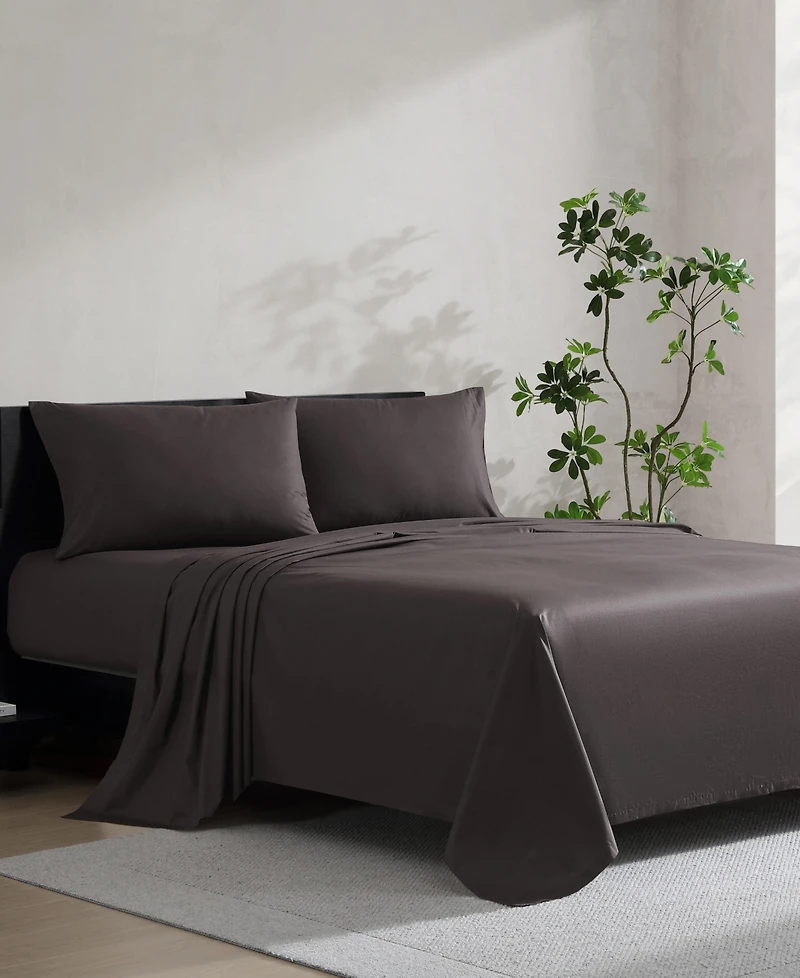 Vera Wang Cool Comfort Solid T200 4-Pc. Sheet Set