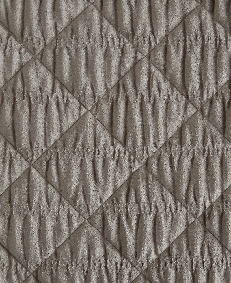 Vera Wang Solid Crushed Velvet 3-Pc. Quilt Set, King