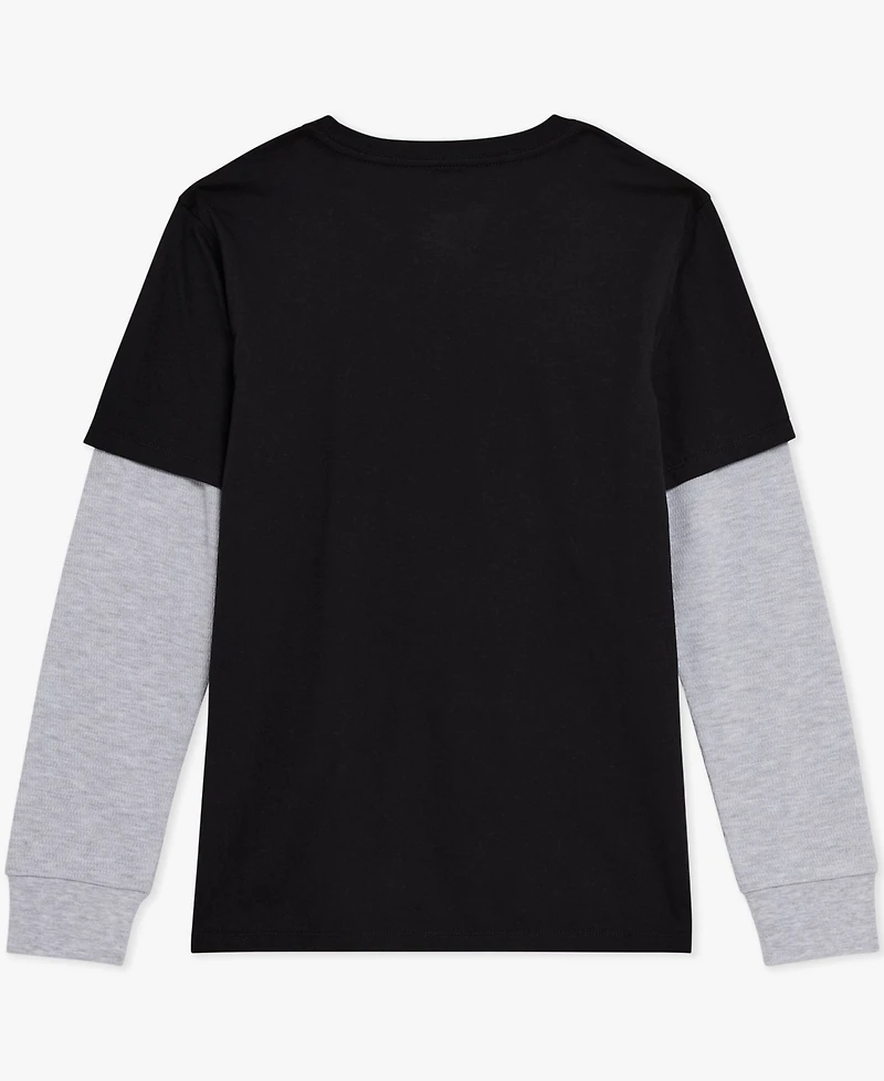 Champion Boys 8-20 Layered-Look Logo Graphic Crewneck T-Shirt