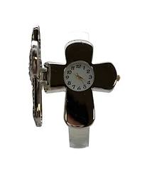 Olivia Pratt Two Tone Cross Shape Bangle Women Watch