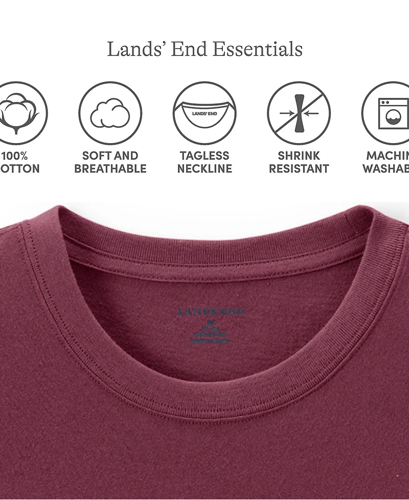 Lands' End Boys Long Sleeve Essential T-shirt
