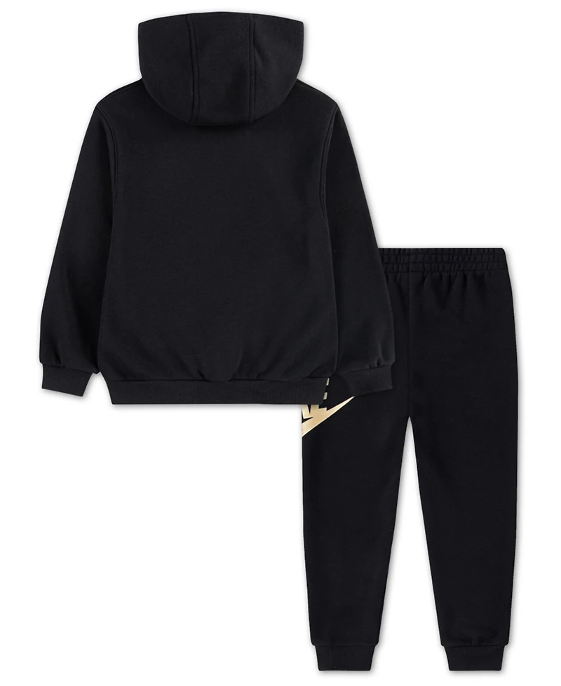 Nike Boys 4-7 2-Piece Club Fleece Logo Long-Sleeve Hoodie and Sweatpants Set